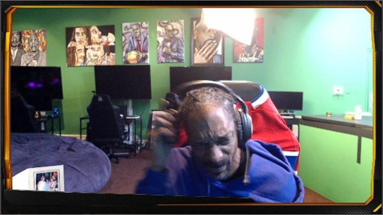 Person in gaming room with art in the background