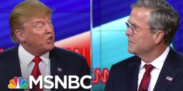 Two men in a political debate on MSNBC.