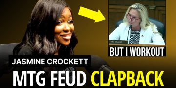 Jasmine Crockett responds to congressional feud.