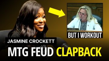 Jasmine Crockett responds to congressional feud.