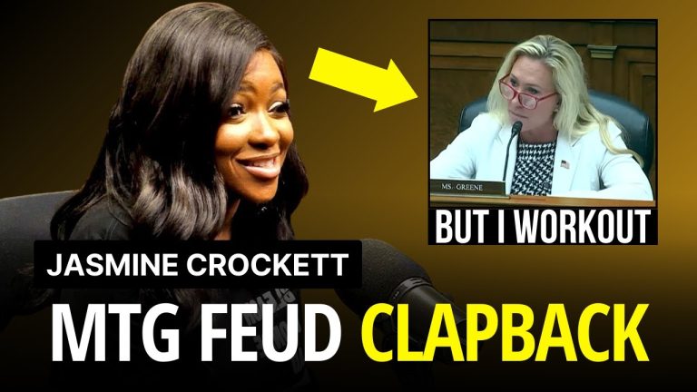 Jasmine Crockett responds to congressional feud.