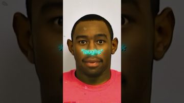 Person smiling with 'laughs' text overlayed.