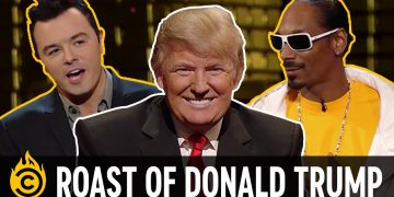 Comedy Central roast event featuring three participants