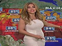 Weather forecast with temperatures across the United States.