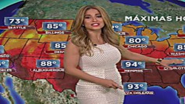 Weather forecast with temperatures across the United States.