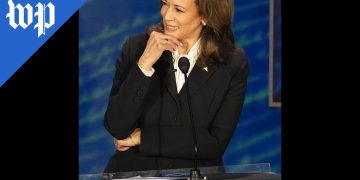 Person speaking at event, Washington Post logo visible.