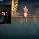 Streamer playing Getting Over It game on Twitch.