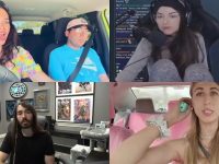 Collage of people in various settings and activities.