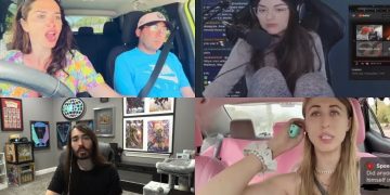Collage of people in various settings and activities.
