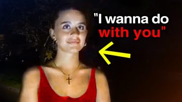 Person highlighted with quote and arrow