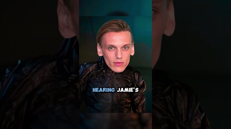 Person with blue text overlay on dark background.
