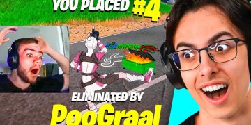 Gamer reacts to game elimination, placed fourth.
