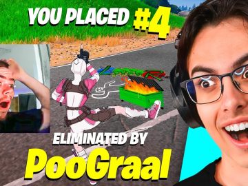 Gamer reacts to game elimination, placed fourth.