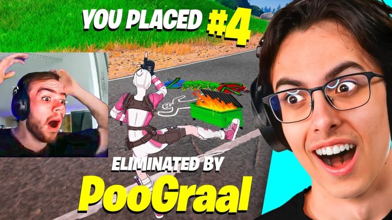 Gamer reacts to game elimination, placed fourth.