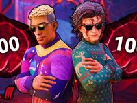 Two characters in sunglasses, colorful sweaters, Volume III