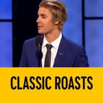 Comedian performing at Classic Roasts event.