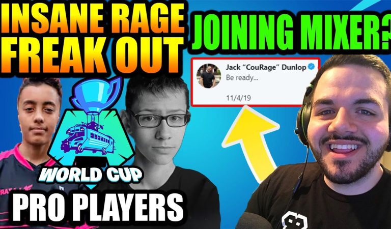 WORLD CUP PROS MELTDOWN LIVE… CouRage LEAVING Twitch For MIXER now?